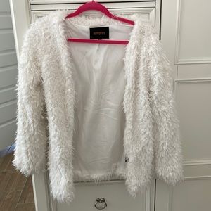 Jacket, Teddy, white size small